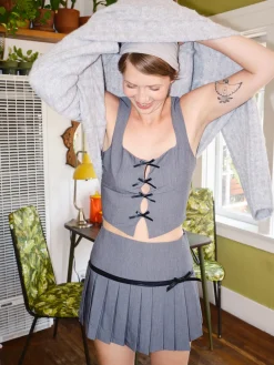 Agnes Skirt - Charcoal