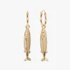 Anchovy Earrings - Gold