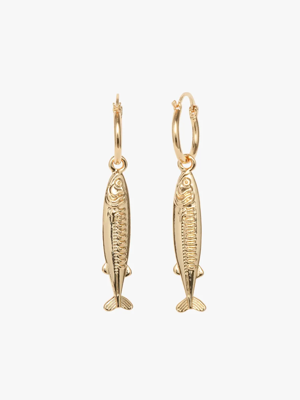Anchovy Earrings - Gold