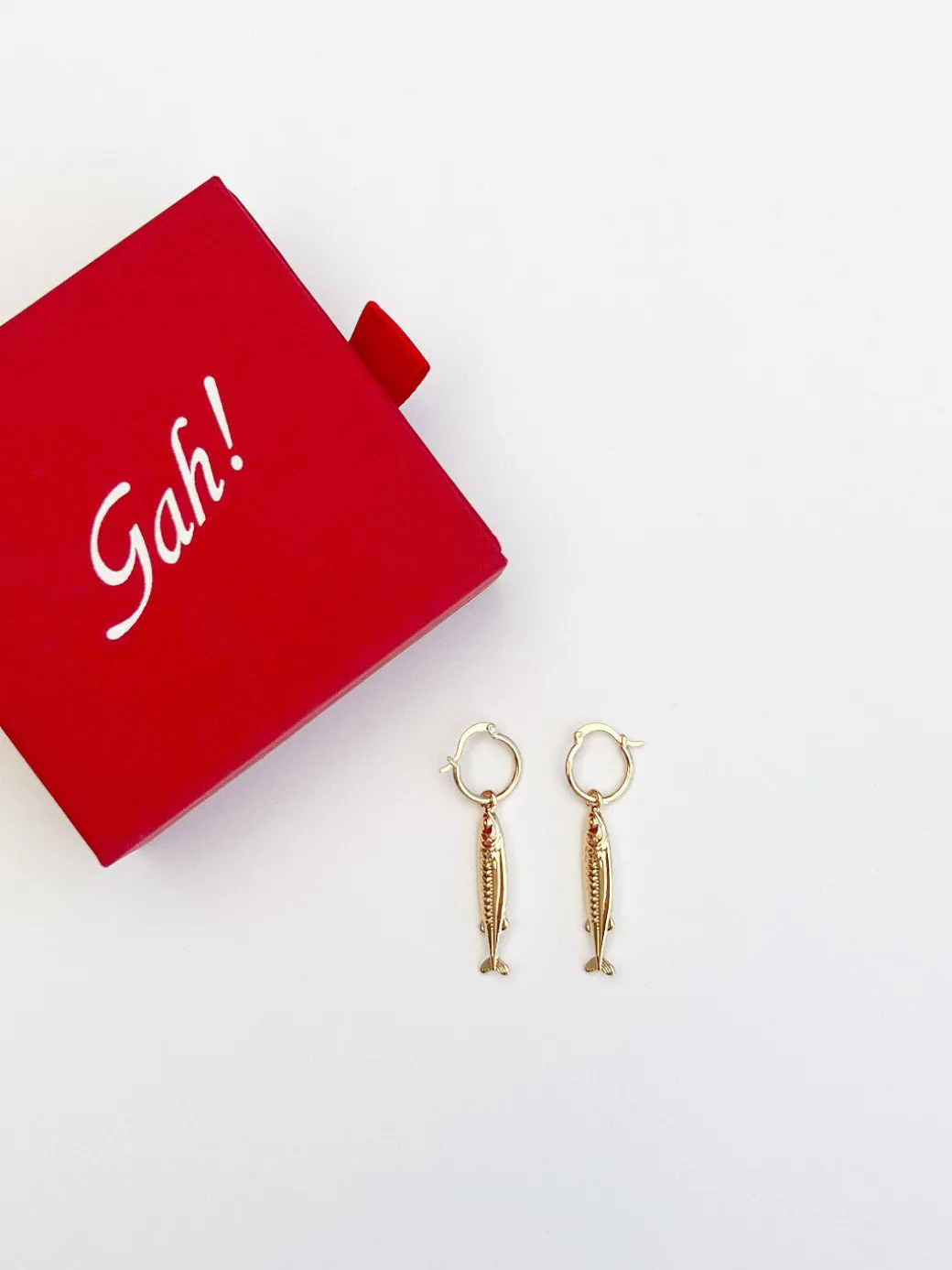 Anchovy Earrings - Gold
