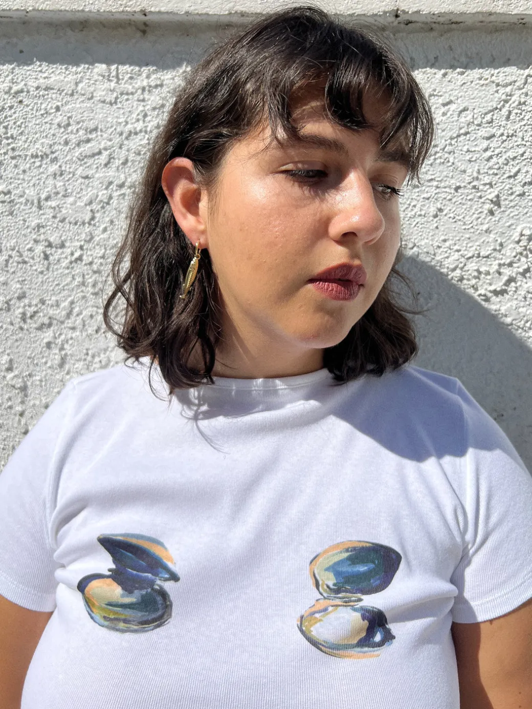 Anchovy Earrings - Gold