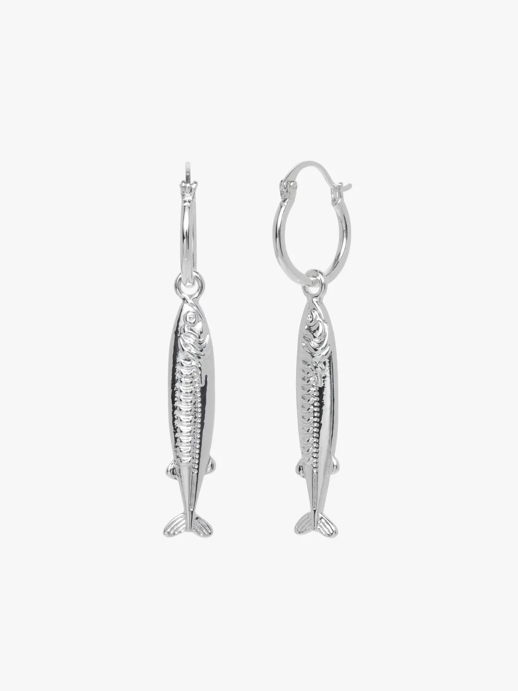 Anchovy Earrings - Silver