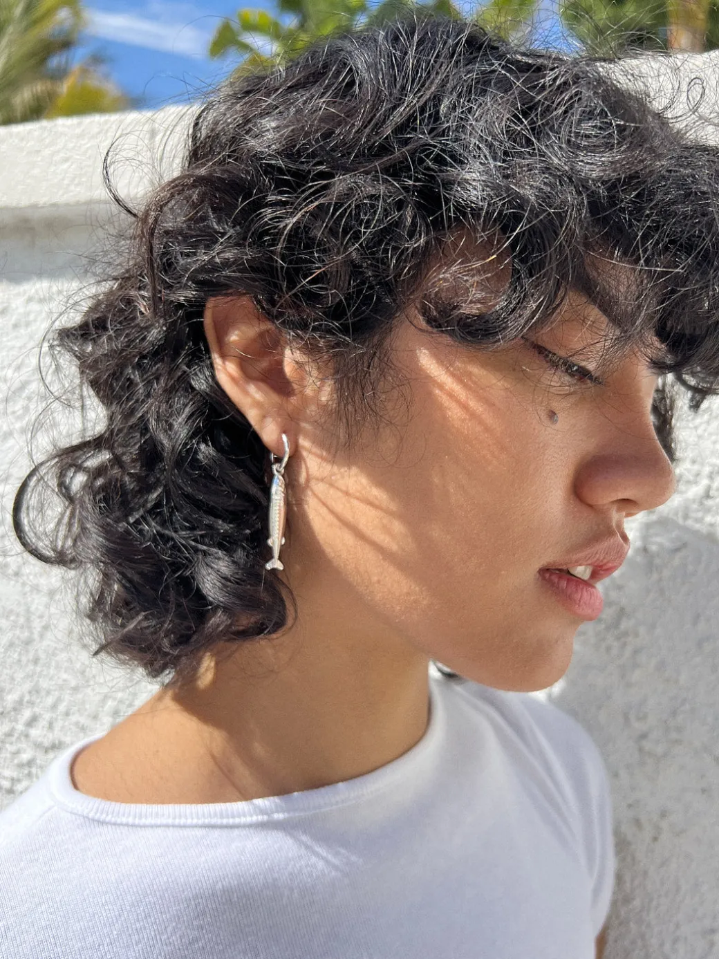 Anchovy Earrings - Silver