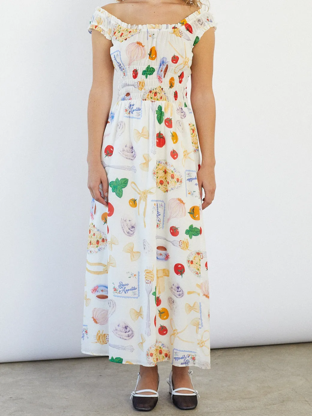 Annie Dress - Buon Appetito Ivory