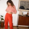 Arc Pants - Crayon Red