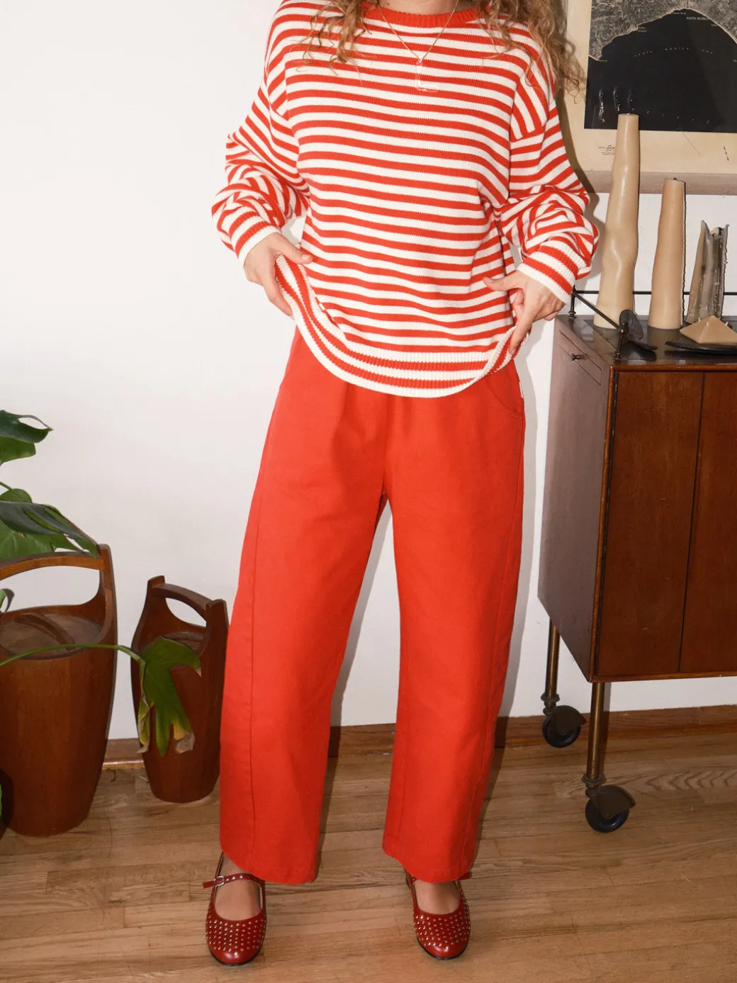 Arc Pants - Crayon Red