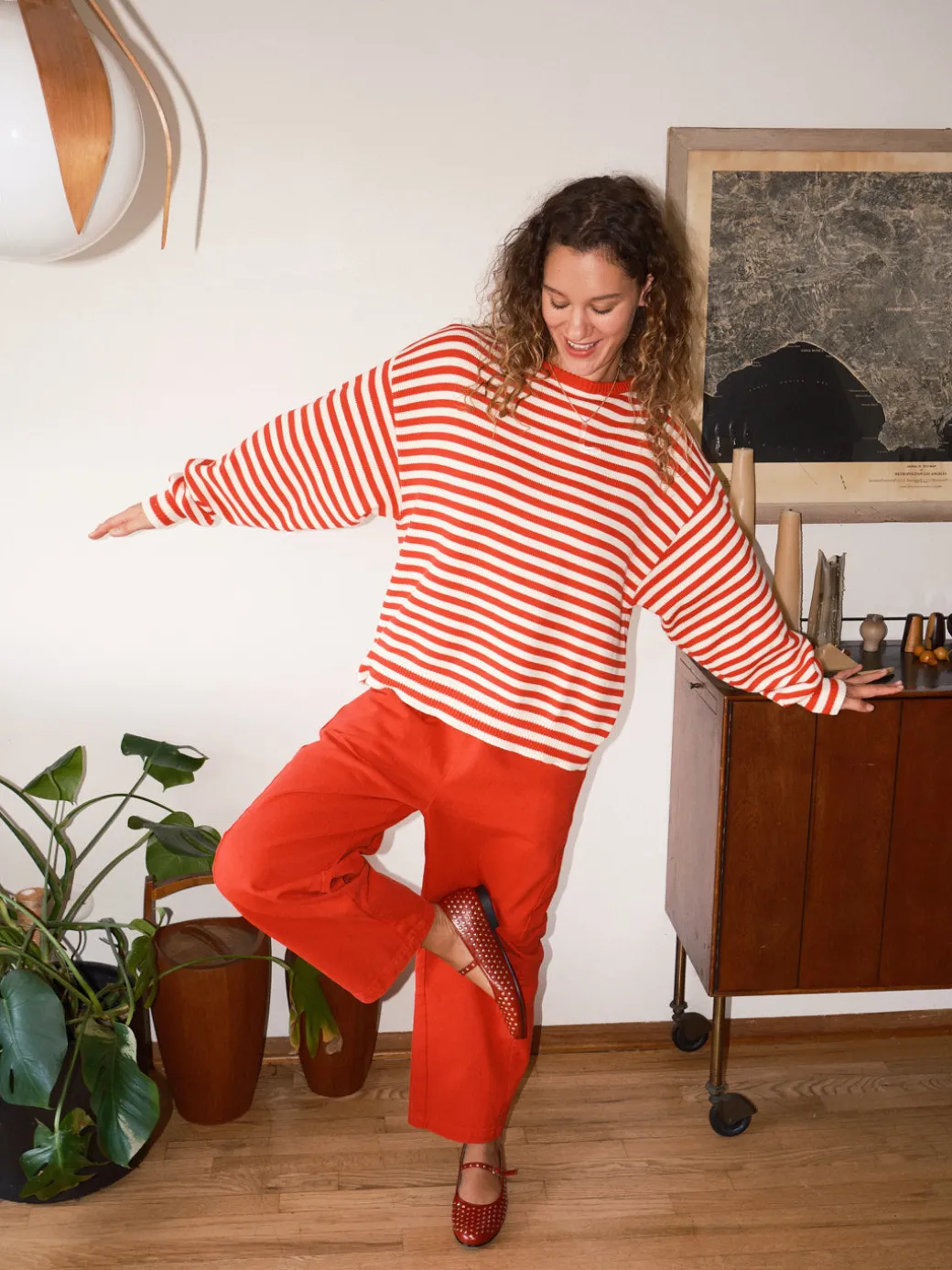Arc Pants - Crayon Red