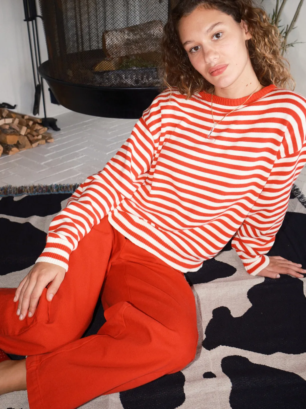 Arc Pants - Crayon Red