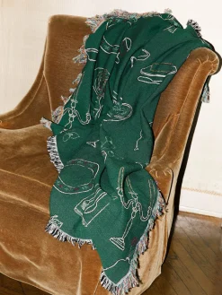 Archie Throw Blanket - Set The Table Forest