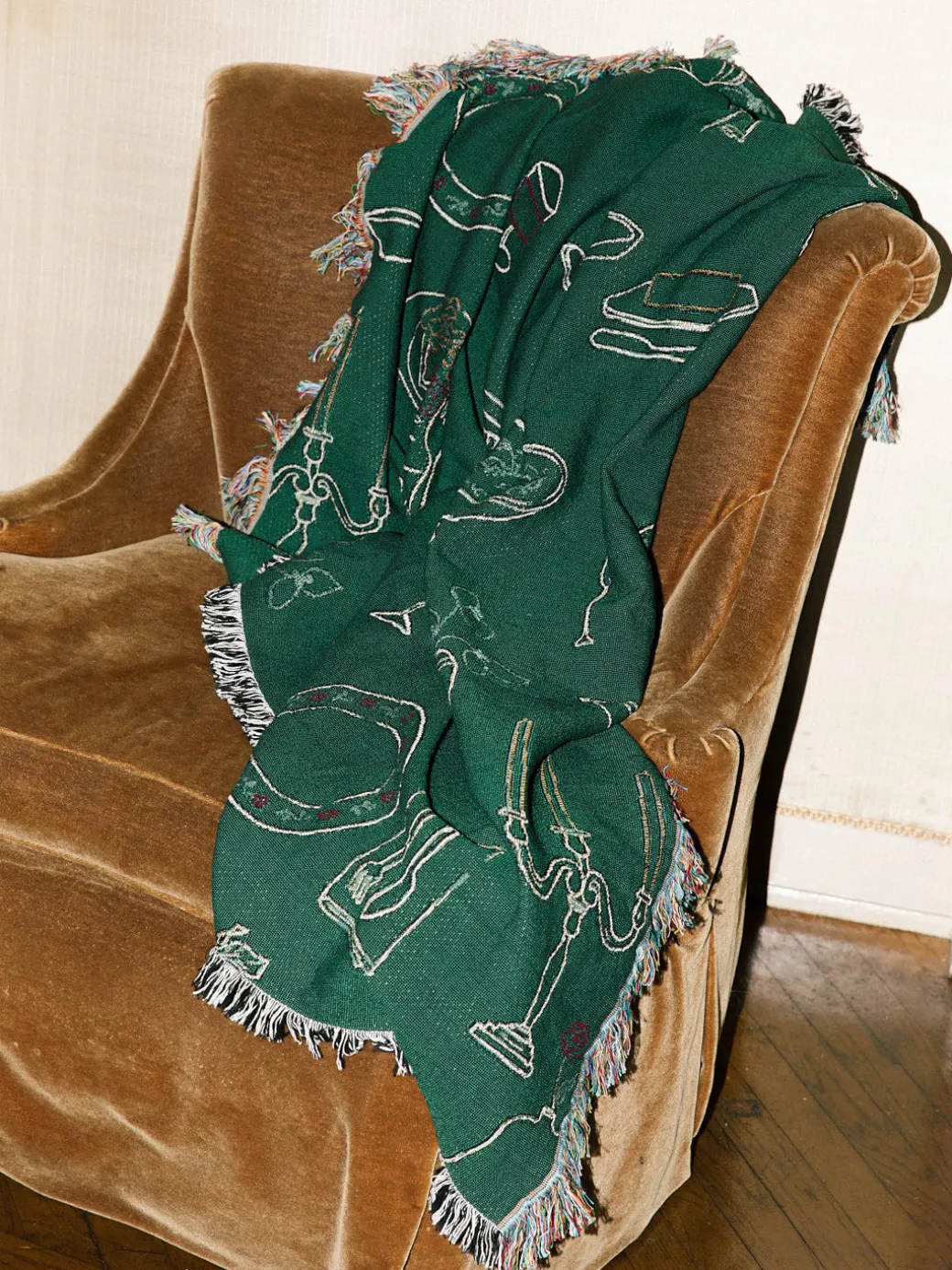 Archie Throw Blanket - Set The Table Forest