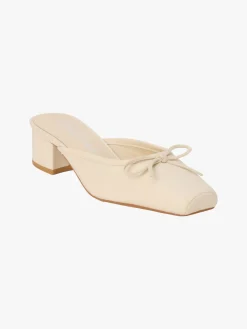 Basilio Ballet Mule - Ivory