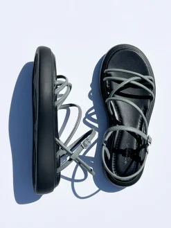 Blenda Strappy Sandal - Ash Blue