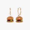 Cheeseburger Hoops - Brown/ Gold