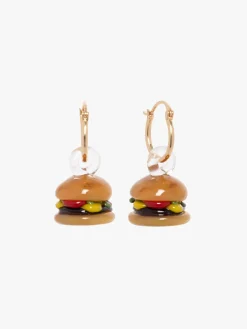 Cheeseburger Hoops - Brown/ Gold