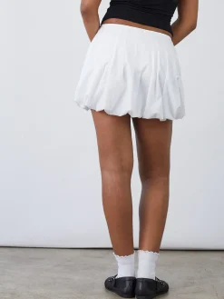 Cloud Mini Skirt - White