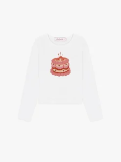 Dana Long Sleeve Tee - Cake