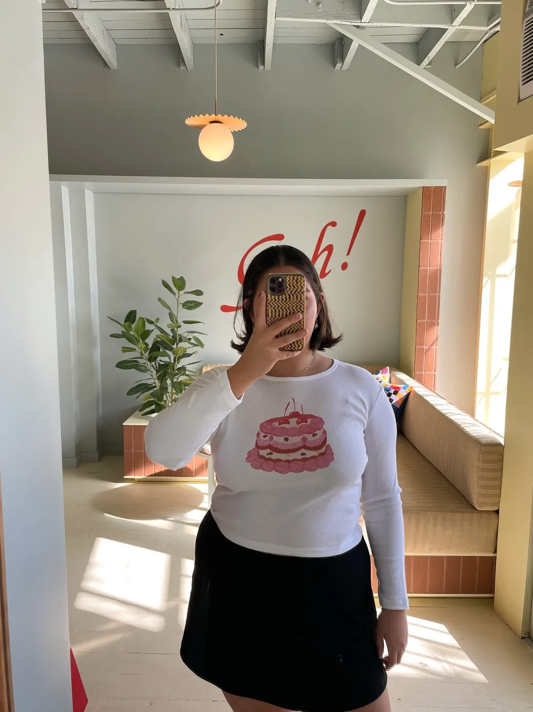 Dana Long Sleeve Tee - Cake