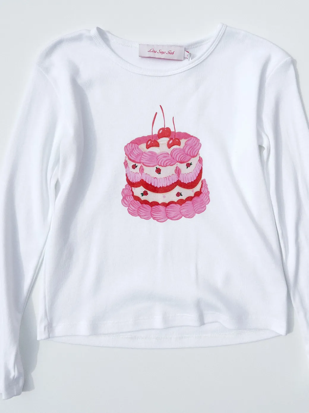 Dana Long Sleeve Tee - Cake