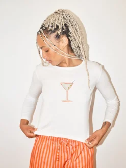 Dana Long Sleeve Tee - Martini