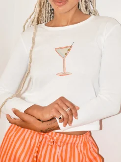 Dana Long Sleeve Tee - Martini