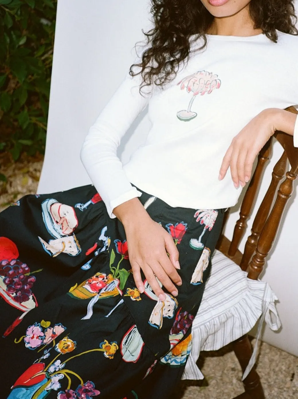Dana Long Sleeve Tee - Shrimp Cocktail
