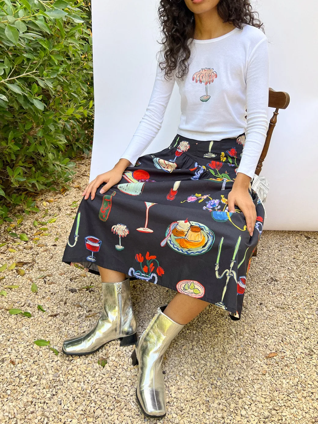 Dana Long Sleeve Tee - Shrimp Cocktail