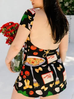 Darcy Skort - Buon Appetito Black
