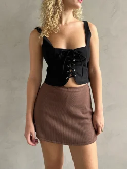 Darcy Skort - Chocolate