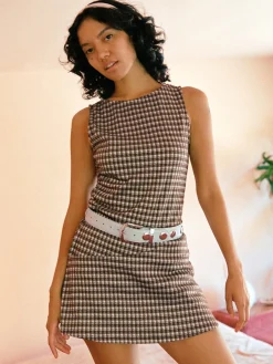 Darcy Skort - Cocoa Plaid
