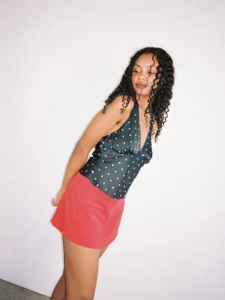 Darcy Skort - Fiery Red