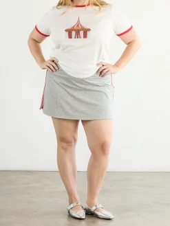 Darcy Skort - Heather/Red