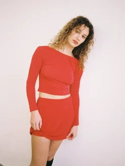 Darcy Skort - Red Slinky
