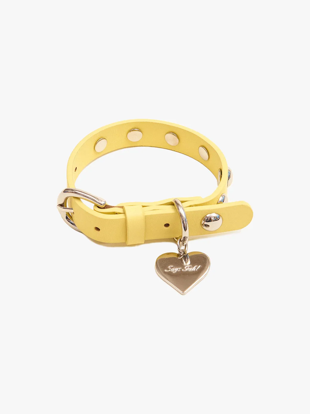 Dog Stud Collar - Butter
