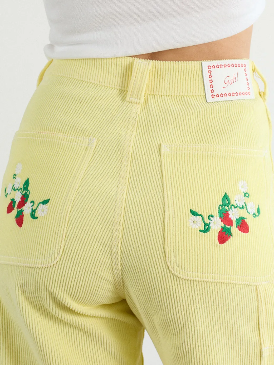 Dylan Pant - Butter/Strawberries