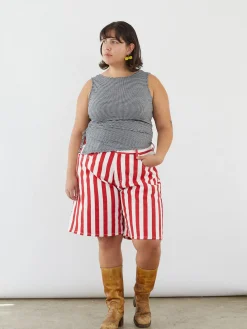 Erin Tank - Caviar Gingham