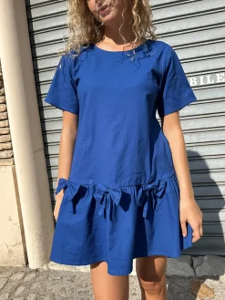 Esme Babydoll Dress - Cobalt