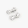Farfalle Barrette Set - Silver