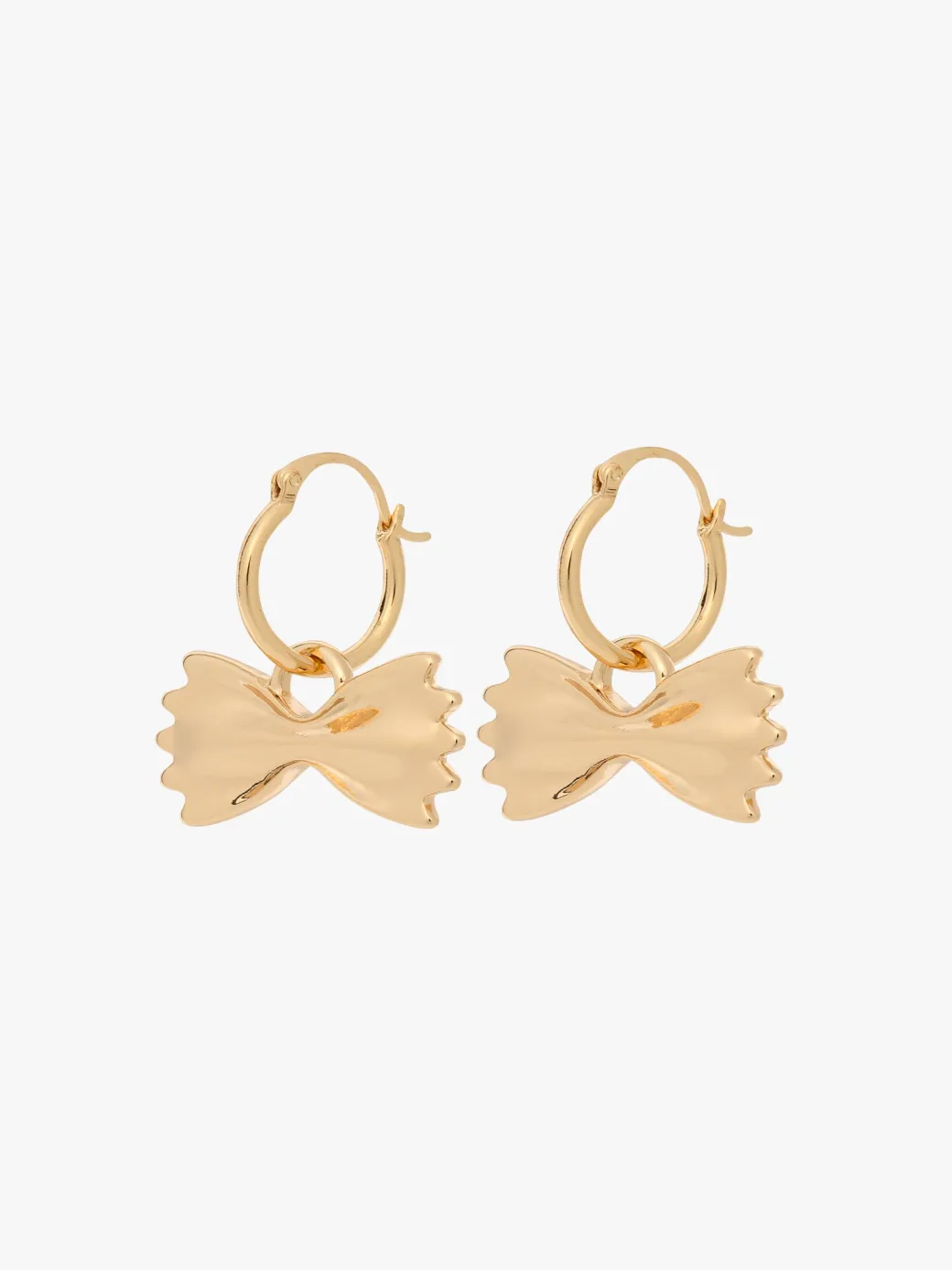 Farfalle Hoops - Gold