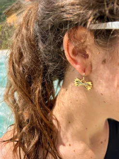 Farfalle Hoops - Gold