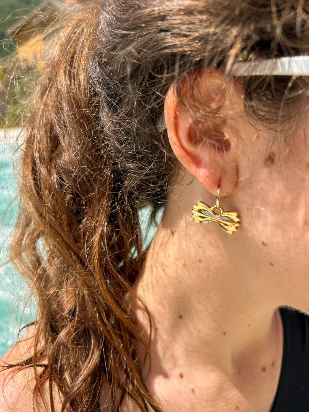 Farfalle Hoops - Gold