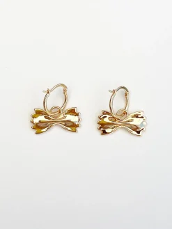Farfalle Hoops - Gold