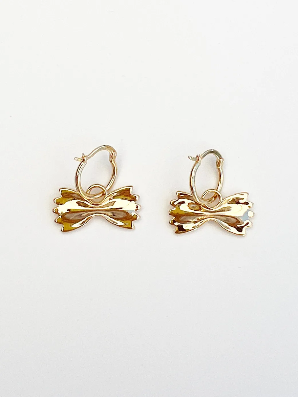 Farfalle Hoops - Gold