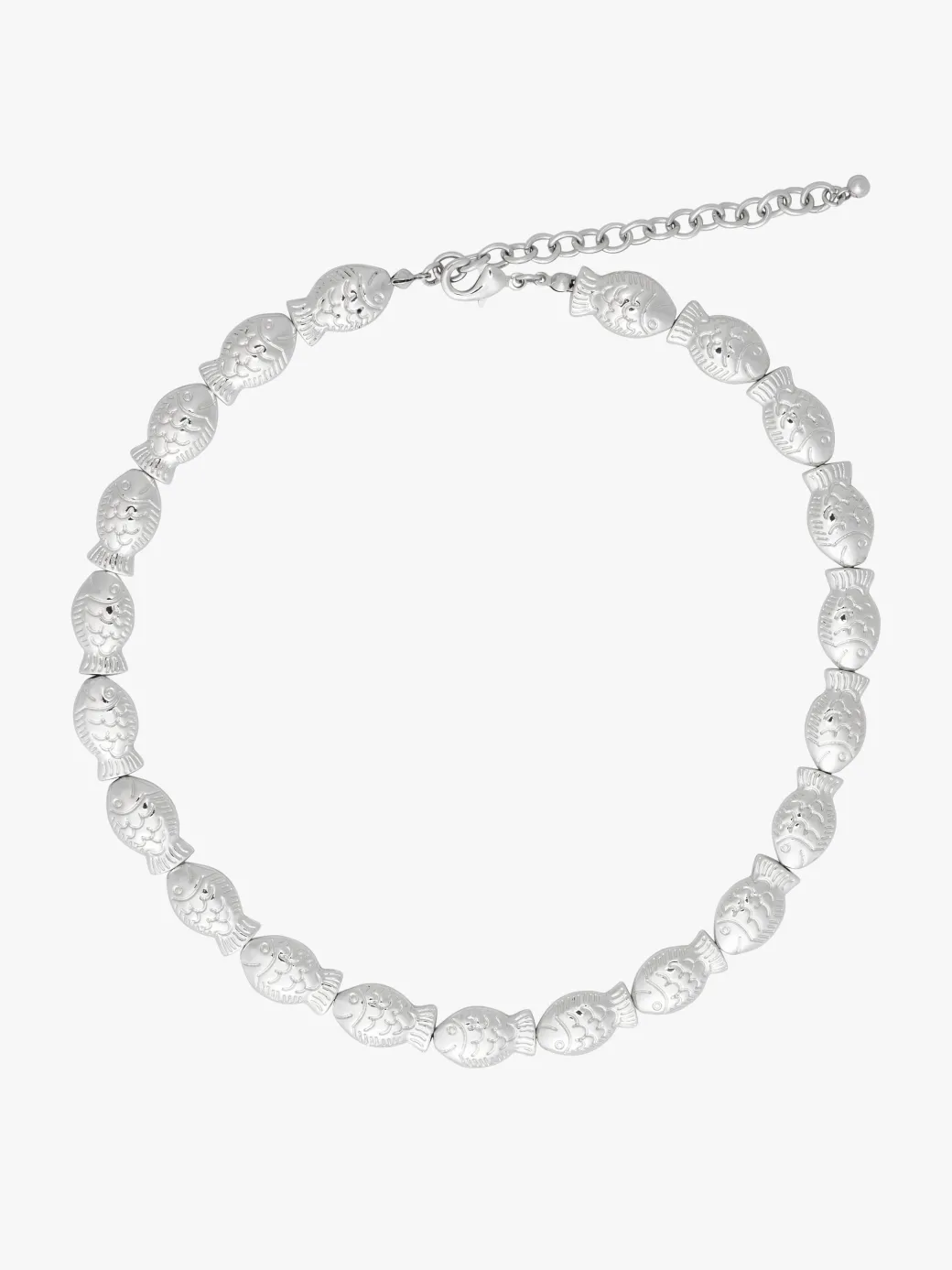 Fishes Necklace - Silver