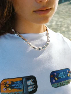 Fishes Necklace - Silver