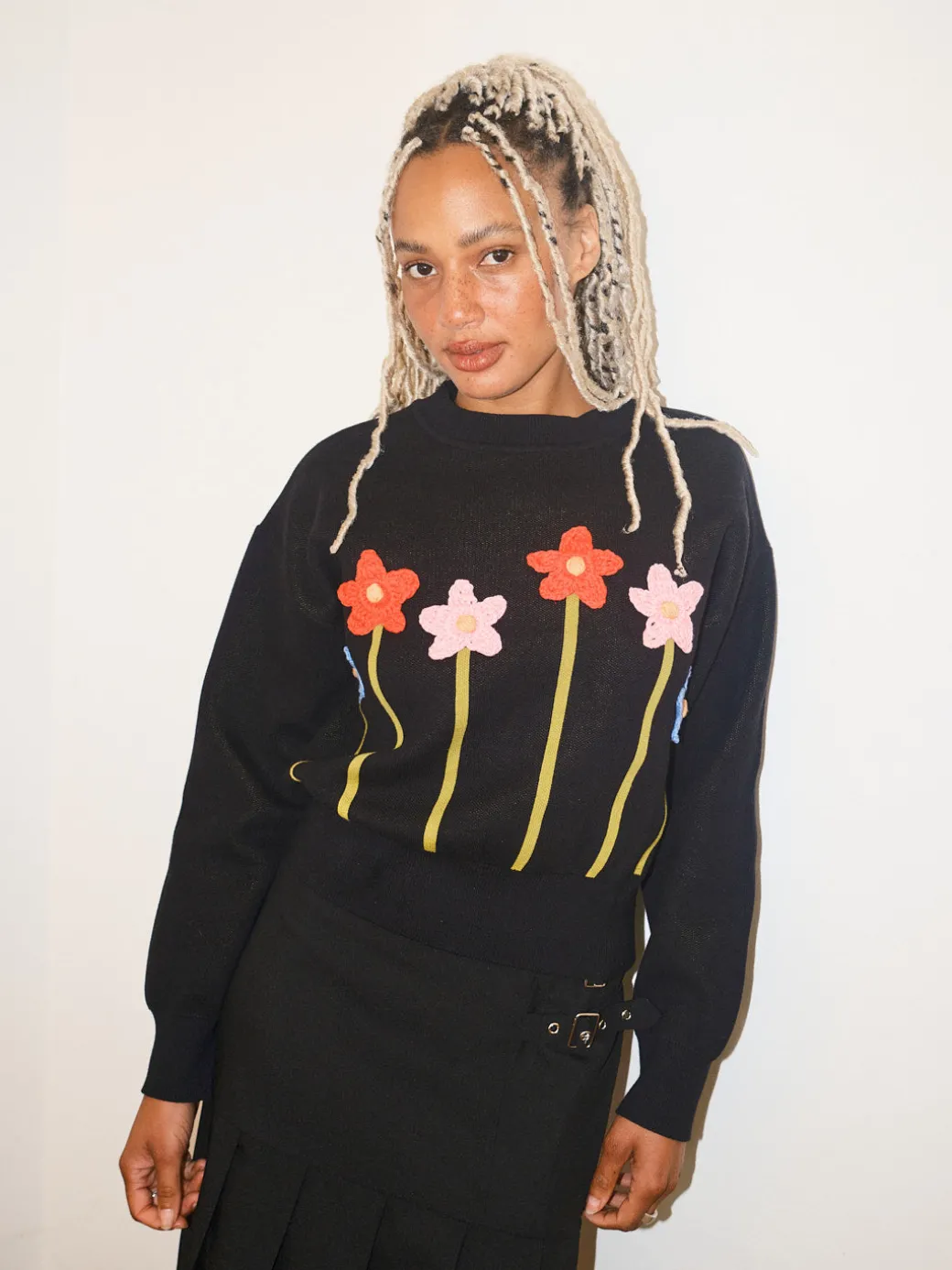Fleur Sweater - Black