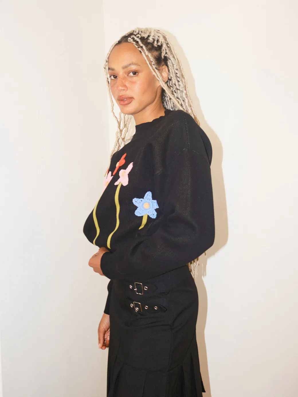 Fleur Sweater - Black