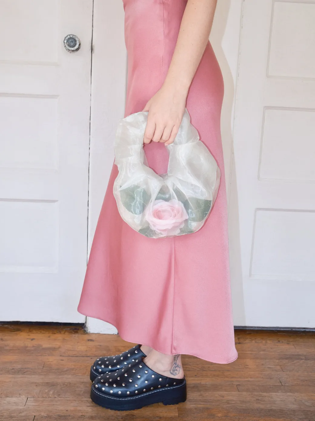 Flower Filled Bag - Sage