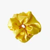 Giant Satin Scrunchie - Daffodil