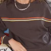 "I Can't Believe it's Not Vintage" Crewneck - Athletic Stripe
