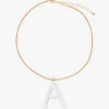 Initial Necklace - Clear